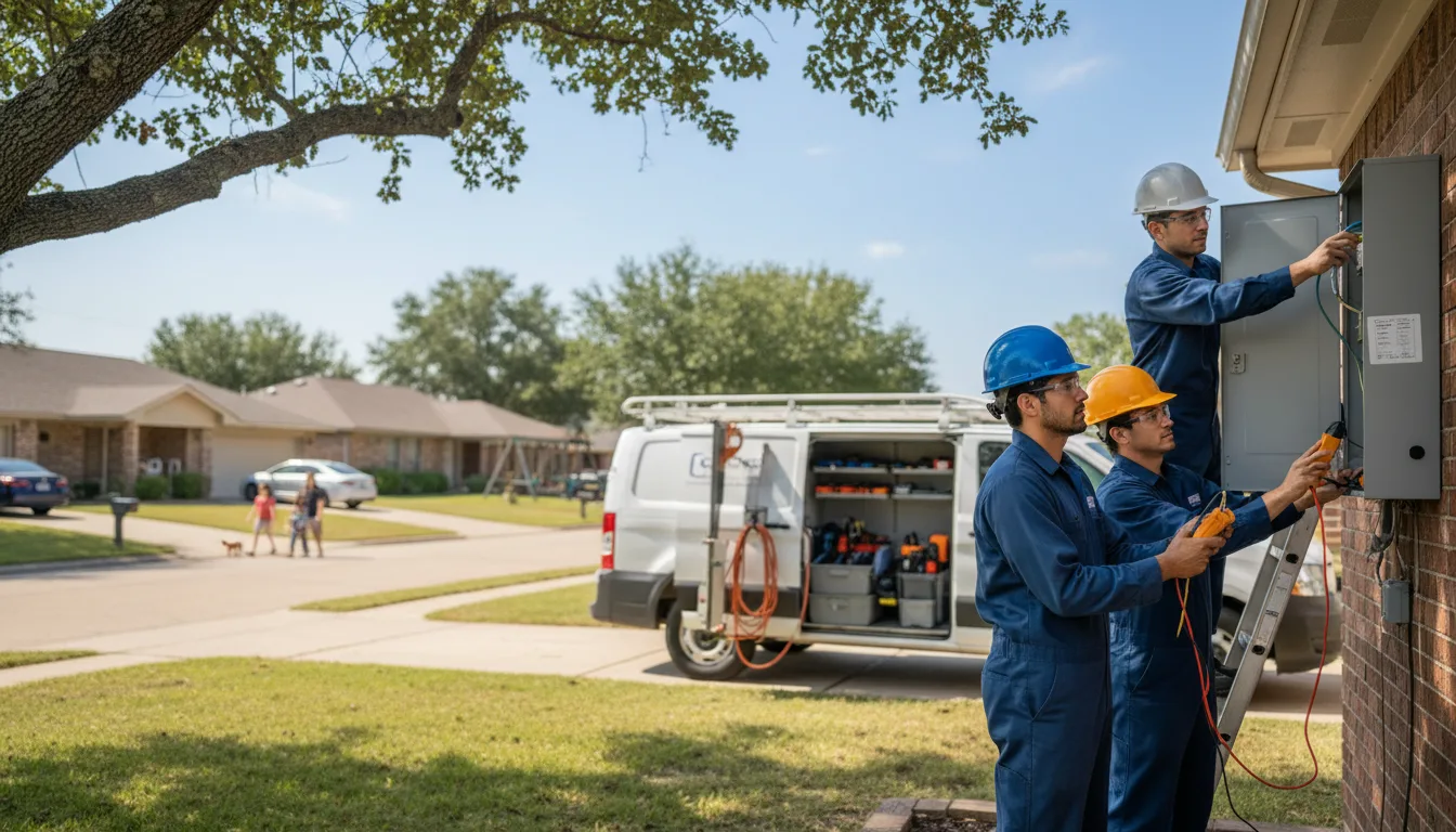 Certified electrician providing emergency electrical services in Standard, IL